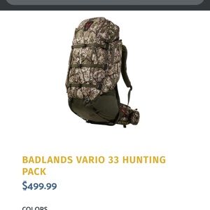 Badlands Vario 33 Hunting Pack
